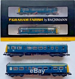 Graham Farish N Gauge 371-502 Class 101 Two Car Dmu Br Blue Yellow Ends