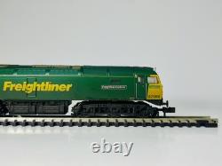 Graham Farish N Gauge 371-651A CLASS 57 57008 FREIGHTLINER (WEATHERED)