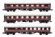 Graham Farish N Gauge 374-153c/801a/161 Rake Of 3 Assorted Br Maroon Mk1 Coaches