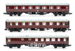 Graham Farish N Gauge 374-153c/801a/161 Rake Of 3 Assorted Br Maroon Mk1 Coaches