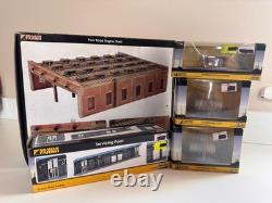 Graham Farish N Gauge 42-050 4 Road Engine Shed & Fuel Servicing Buildings