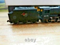 Graham Farish N Gauge Br Black Locomotive And Tender Numbered 48176 Boxed Ex Con