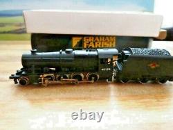 Graham Farish N Gauge Br Black Locomotive And Tender Numbered 48176 Boxed Ex Con