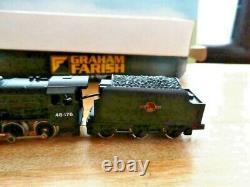 Graham Farish N Gauge Br Black Locomotive And Tender Numbered 48176 Boxed Ex Con