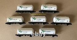 Graham Farish (N Gauge)'Cerestar' Presflo Tank Wagon (No 4212) x 7