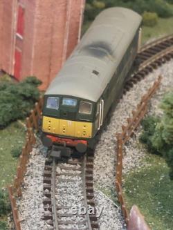 Graham Farish N Gauge Class 24 Two Tone Green, SYP, Weathered Dcc Fitted