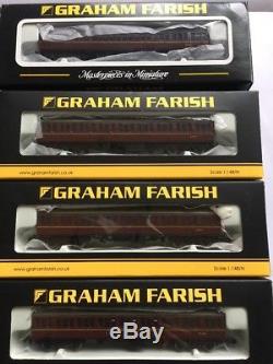 Graham Farish N Gauge Coaches Lot of 16 Mk1 57ft Suburban Maroon