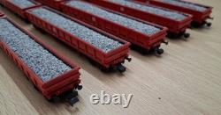 Graham Farish N Gauge DB MXA Lobster Wagons x10 With Ballast Load