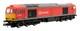 Graham Farish N Gauge DB Schenker Class 60'60011' Diesel Locomotive