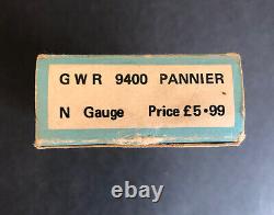 Graham Farish N Gauge Loco 9400 GWR Pannier In Original Box Green Numbers Sheet