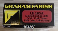 Graham Farish N Gauge Loco LE 185A 2-6-0 Crab LMS Crimson Lake Livery