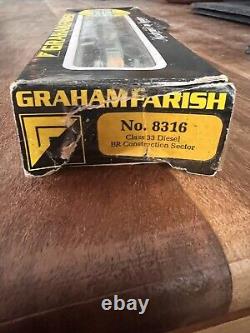 Graham Farish N Gauge No. 8316 Class 33 205 Diesel BR Construction Sector Loco