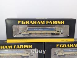 Graham Farish N Gauge'RAILTRACK' JJA MK2 Auto-Ballaster Set Of 5