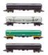 Graham Farish N Gauge Rake Of 4 2x Black & 2x Bp 100t Bogie Tanker Wagons