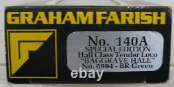 Graham Farish N Gauge SE 140A BR Green Hall Class 4-6-0 6994 Baggrave Hall
