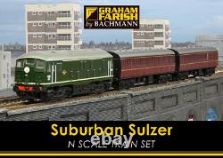 Graham Farish N Gauge Suburban Sulzer Train Set Model Railway Set Boxed 370-062