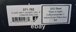 Graham Farish N gauge 371-702 class 350/1 4 car emu London Midland DCC fitted x3