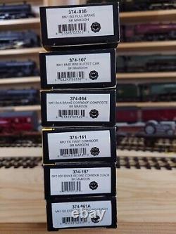 Graham Farish N gauge, 6 Maroon MK1 coaches, Boxed