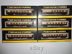 Graham Farish N gauge Pullman cars, 6 boxed excellent condition