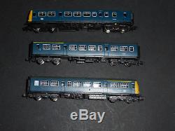 Graham Farish N gauge class 101 DMU 3 car BR blue DCC fitted boxed