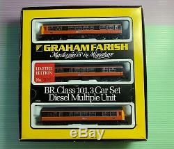 Graham Farish No LE814A 3-Car DMU Class 101 Strathclyde Livery. LIMITED EDITION