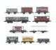 Graham Farish/ Peco'n' Gauge Rake Of 10 Assorted Goods Wagons