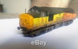 Graham Farish class 37 n gauge locomotive. DCC sound fitted and weathered