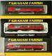Graham Farish lot of 3 Rail Express Systems Vans, Super BG/BG/GUV, New, N Gauge