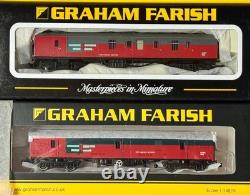 Graham Farish lot of 3 Rail Express Systems Vans, Super BG/BG/GUV, New, N Gauge