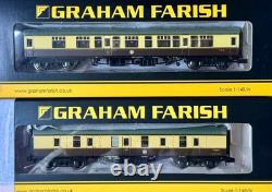 Graham Farish lot of 4 BR Mk1 coaches, Chocolate & Cream, New, N Gauge