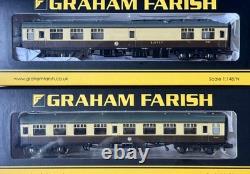 Graham Farish lot of 4 BR Mk1 coaches, Chocolate & Cream, New, N Gauge