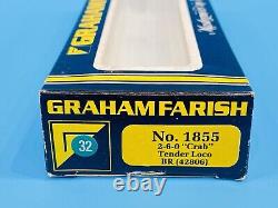 Graham Farish'n' Gauge 1855'crab' 2-6-0 Br 42806 Tender Loco Boxed
