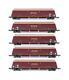 Graham Farish'n' Gauge 373-850a Rake Of 5 Ews 100t Hta Bulk Coal Hopper Wagons