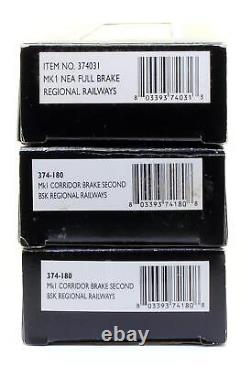Graham Farish'n' Gauge 374-031/180/180 Rake Of 3 Regional Railways Mk1 Coaches