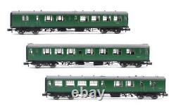 Graham Farish'n' Gauge 374-430/460 Rake Of 3 Br (sr) Green Bulleid Coaches