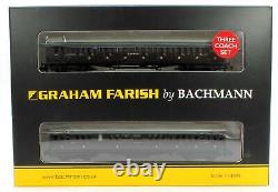 Graham Farish'n' Gauge 374-910 Set Of 3 Se & Cr Birdcage Composite Coaches