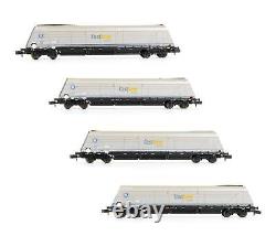 Graham Farish'n' Gauge 377-576a Rake Of 4 Fastline Iia Hopper Wagons