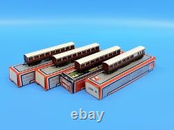 Graham Farish'n' Gauge 4x'caledonian' 57ft Livery Suburban / Brake Coaches