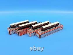 Graham Farish'n' Gauge 4x'caledonian' 57ft Livery Suburban / Brake Coaches