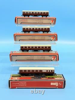 Graham Farish'n' Gauge 4x'caledonian' 57ft Livery Suburban / Brake Coaches
