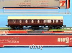 Graham Farish'n' Gauge 4x'caledonian' 57ft Livery Suburban / Brake Coaches