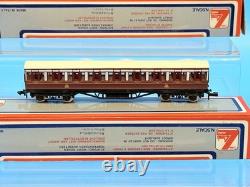 Graham Farish'n' Gauge 4x'caledonian' 57ft Livery Suburban / Brake Coaches