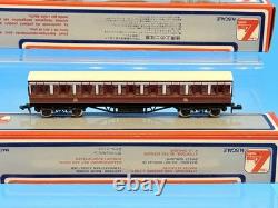 Graham Farish'n' Gauge 4x'caledonian' 57ft Livery Suburban / Brake Coaches