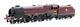 Graham Farish'n' Gauge Br Maroon 4-6-2'46202' Steam Locomotive