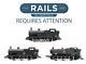 Graham Farish'n' Gauge Lot Of 3 Br Black 0-6-0t Locomotives