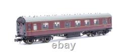 Graham Farish'n' Gauge Lot Of 3 Br Maroon Corridor/vestibule/brake Coaches