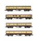 Graham Farish'n' Gauge Lot Of 4 Br Choc/cream W80668/w1822/w81216/w80657 Coach