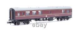 Graham Farish'n' Gauge Lot Of 4 Br Maroon Buffet/corridor Brake Coaches