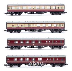 Graham Farish'n' Gauge Lot Of 4 Br Maroon / Crimson/cream Mk1 Passenger Coaches