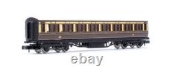 Graham Farish'n' Gauge Lot Of 4 Gwr Choc/cream Composite/brake Passenger Coach